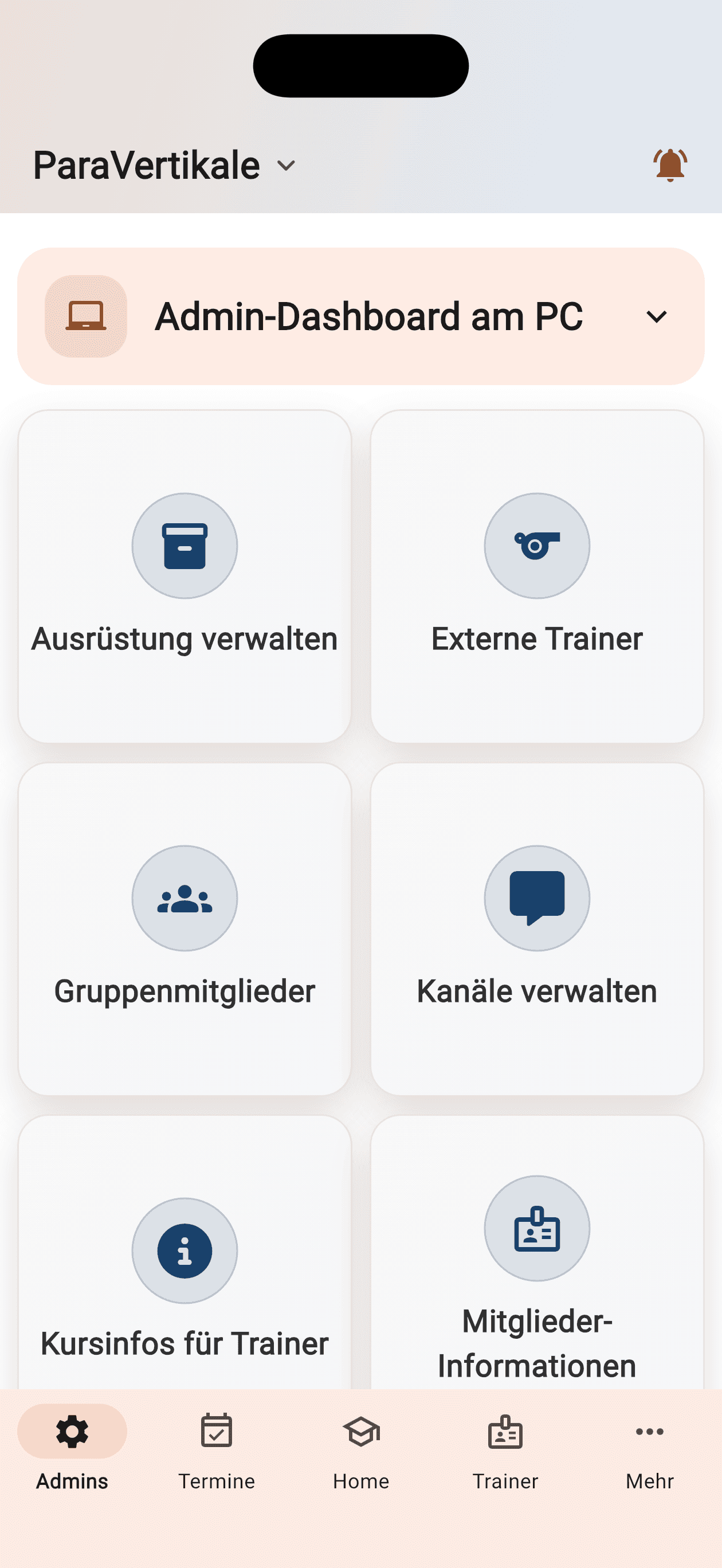 KursKompass App – Leitungsansicht